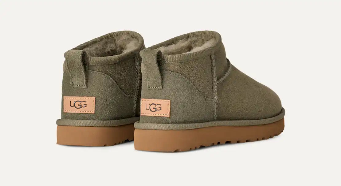 Girl Classic Ultra Mini Boot Moss Green