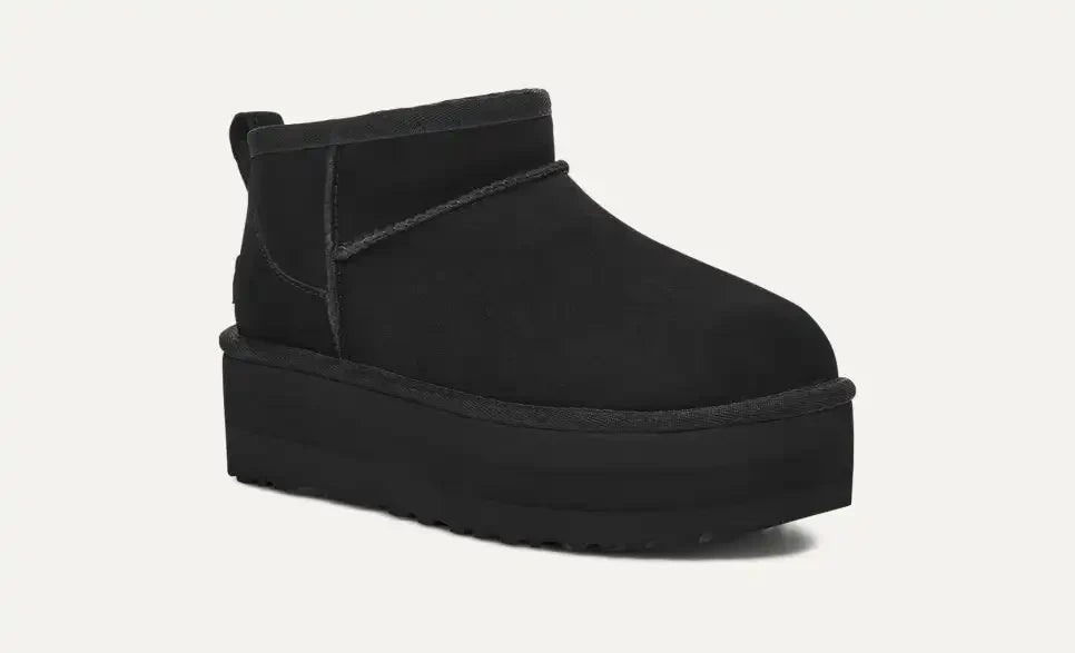 Girl Classic Ultra Mini Plateau-Boot Black