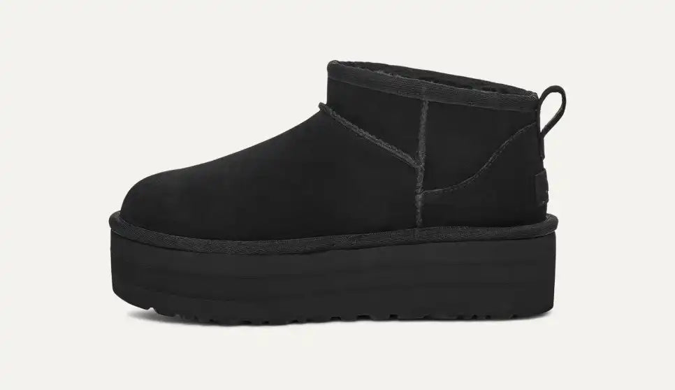 Girl Classic Ultra Mini Plateau-Boot Black