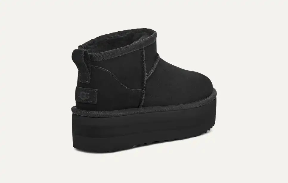 Girl Classic Ultra Mini Plateau-Boot Black