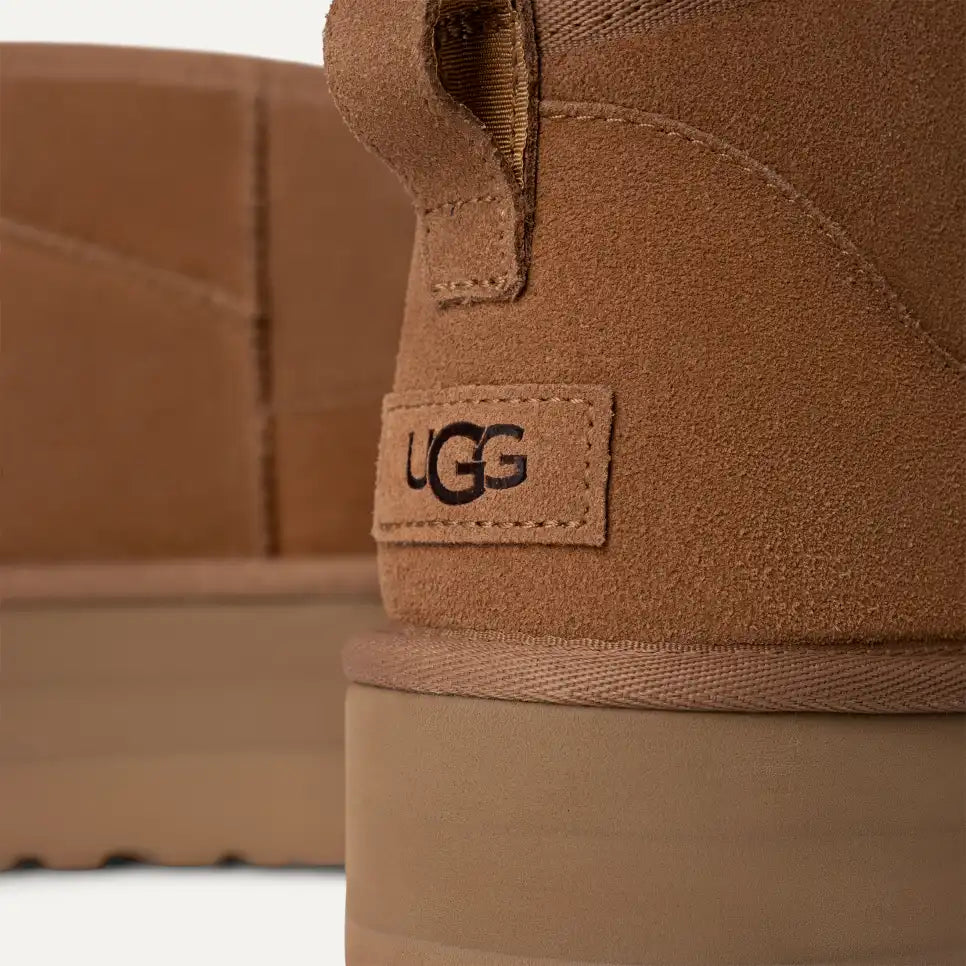 Girl Classic Ultra Mini Plateau-Boot Chestnut