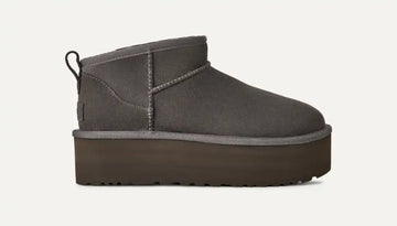 Girl Classic Ultra Mini Plateau-Boot Charcoal