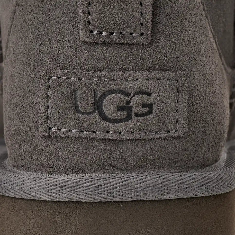 Girl Classic Ultra Mini Plateau-Boot Charcoal